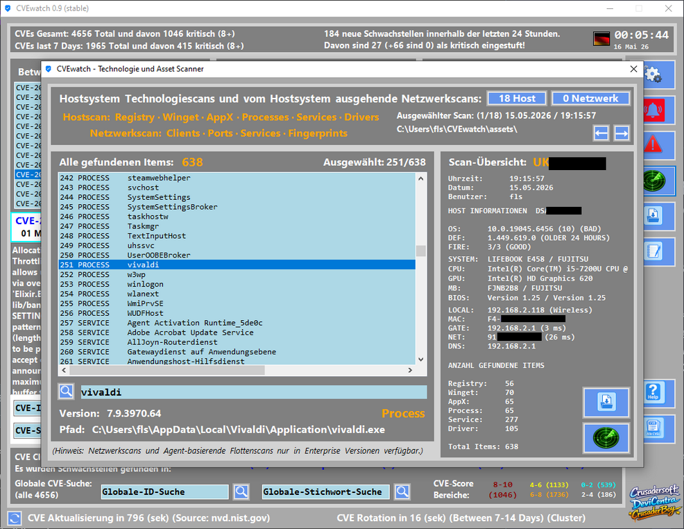 CVEwatch Screenshot 12